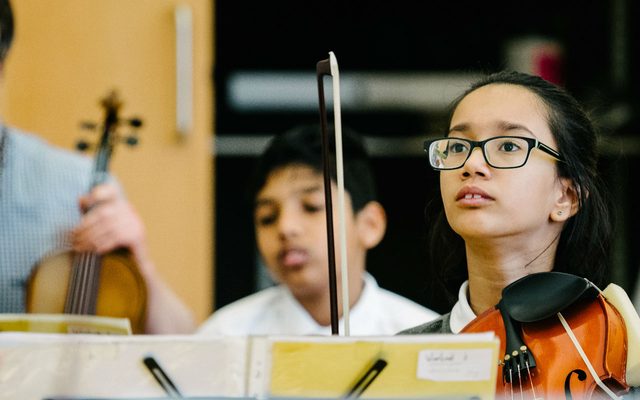 In Harmony String Orchestra at Low Road Primary School © Tom Arber