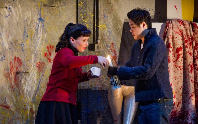 Mimì and Rodolfo in La bohème Act I © Robert Workman
