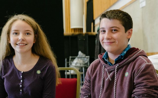 Matilda Hazell and Ben Hayes at Tosca rehearsals © Tom Arber